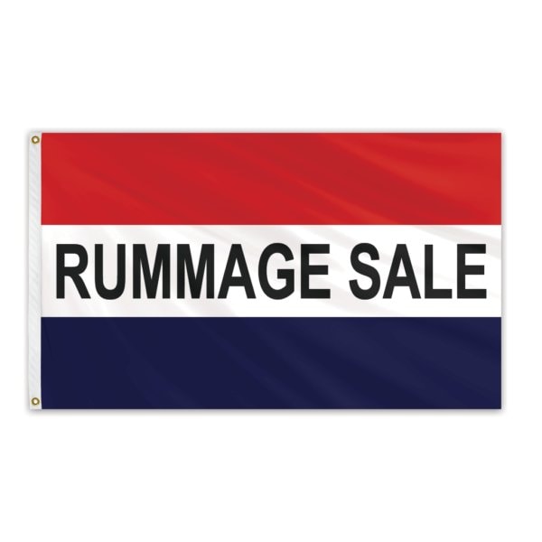 Rummage Sale Message Flag 3'x5' Standard Flag
